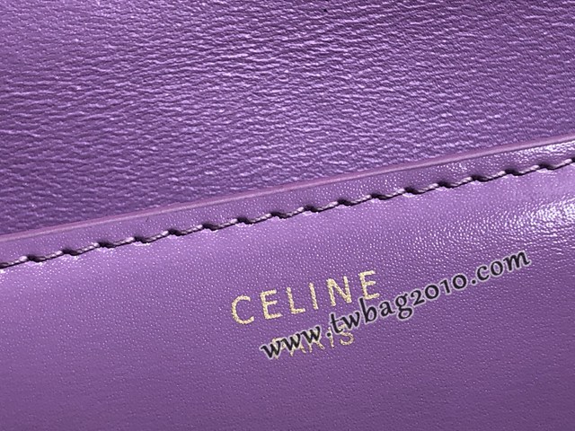 Celine專櫃2023全新系列凱旋門鏈條肩背包 賽琳CUIR TRIOMPHE皮標標誌印花鏈條包 sldj2397